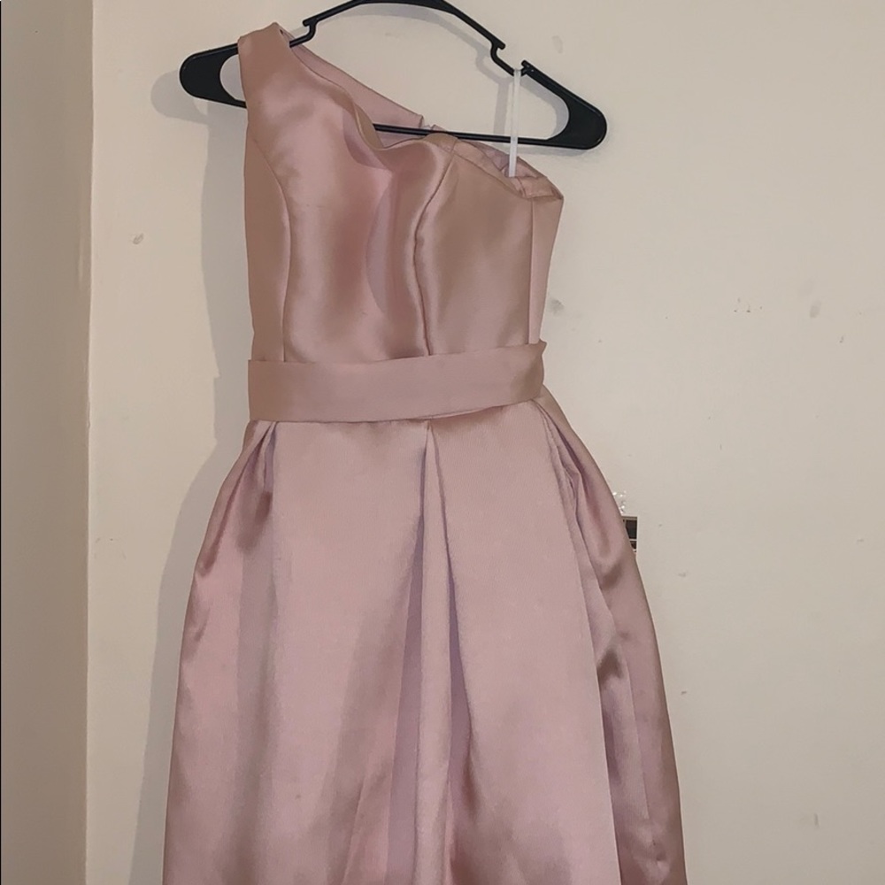 One Shoulder Pixie Pink Princess Dress